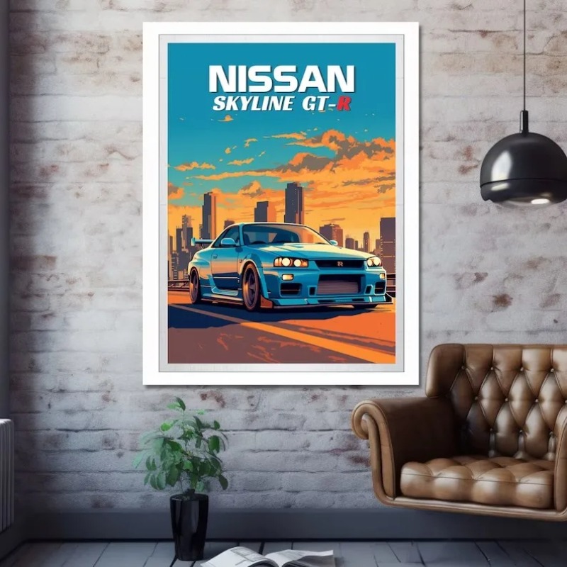 Pôster de Carro Esportivo Clás - Japanese Lifestyle Gifts avaliação e preço