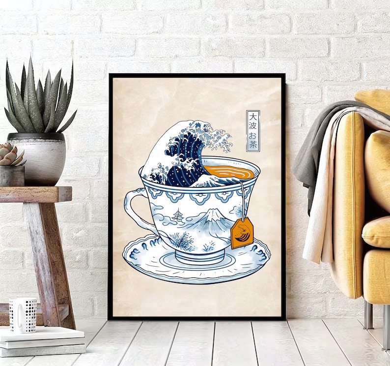 Retro Estilo Japonês Café A Gr - Japanese Lifestyle Shop avaliação e preço