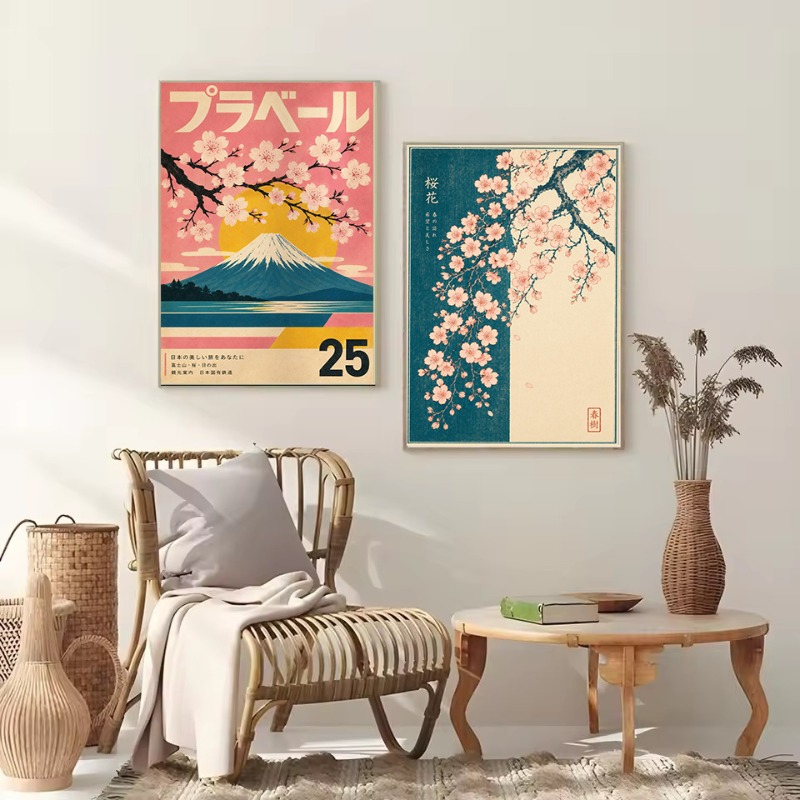 Pôster Estético Vintage Minima - Japanese Culture Lifestyle avaliação e preço
