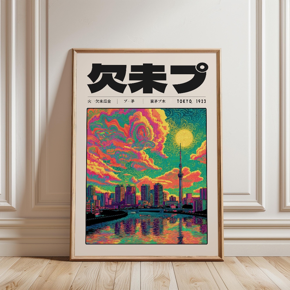 Pôsteres de Estilo Japonês Y2K - Japanese Culture Lifestyle avaliação e preço